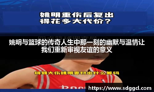 姚明与篮球的传奇人生中那一刻的幽默与温情让我们重新审视友谊的意义